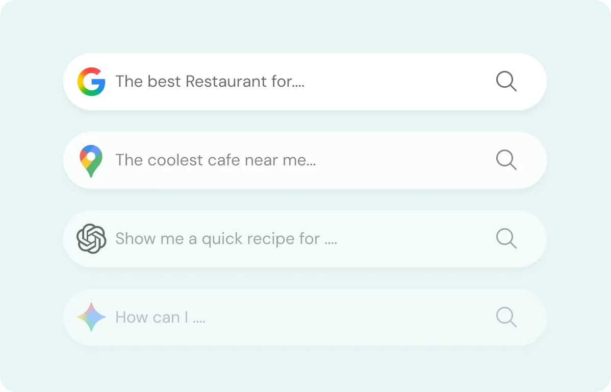 Get found where customers are searching Get found where customers are searching