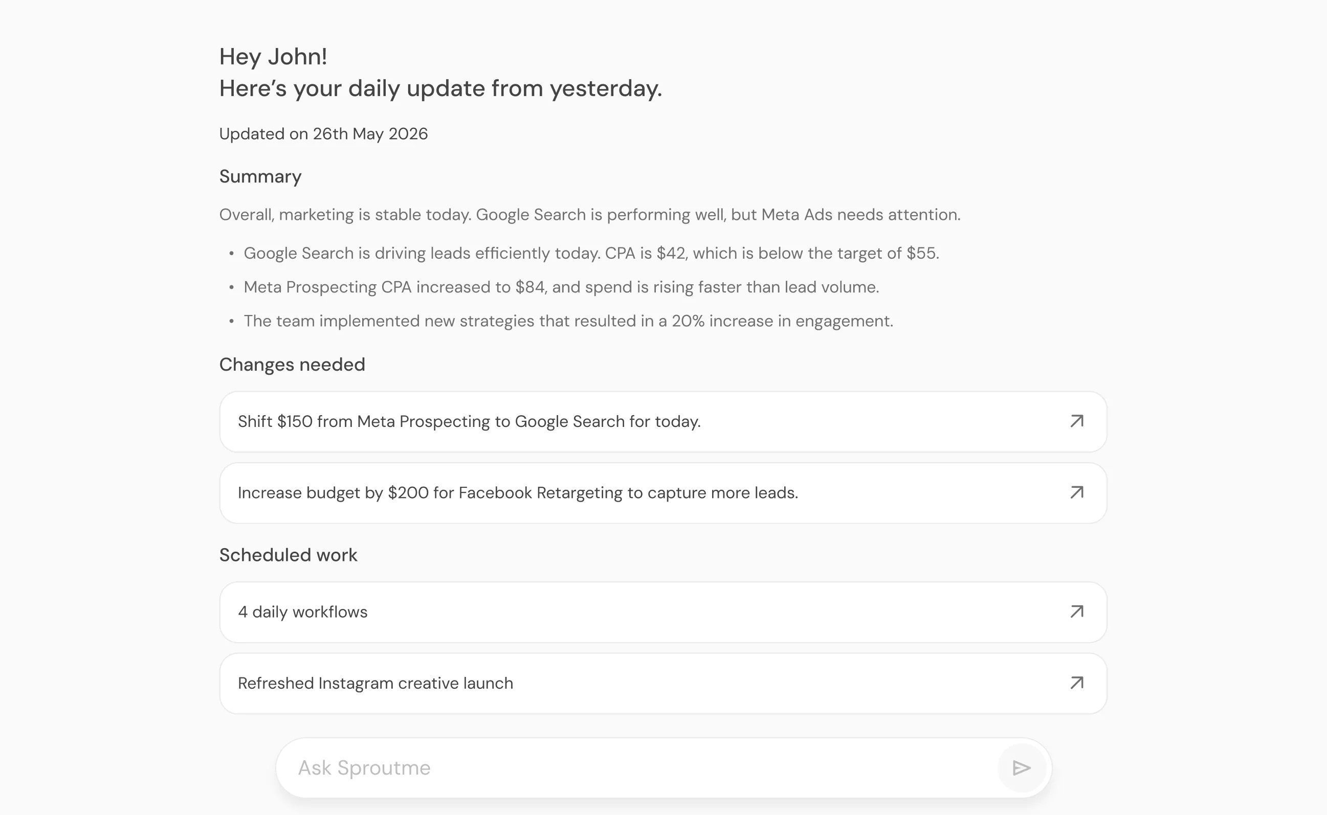SproutMe Companion - AI marketing assistant SproutMe Companion - AI marketing assistant